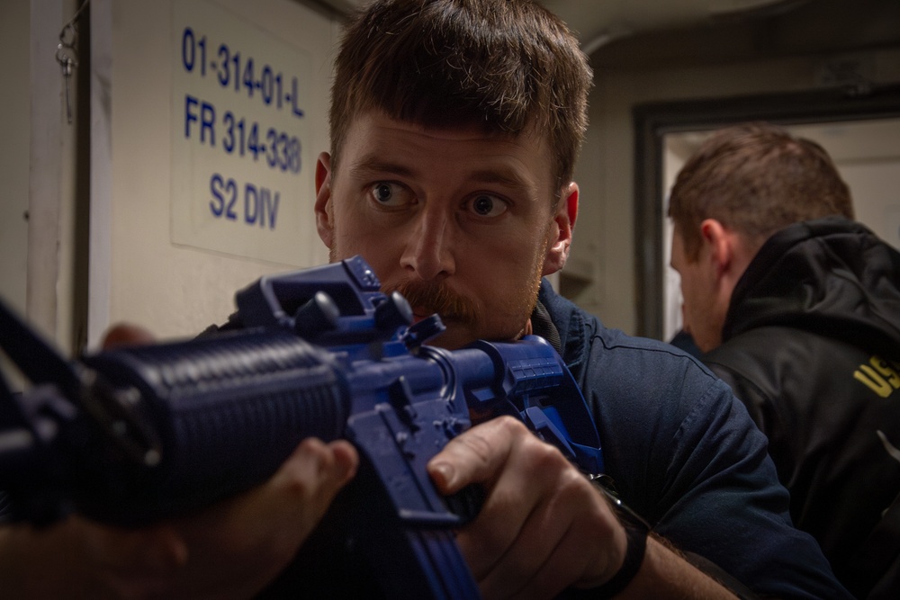 USS Gridley VBSS Training