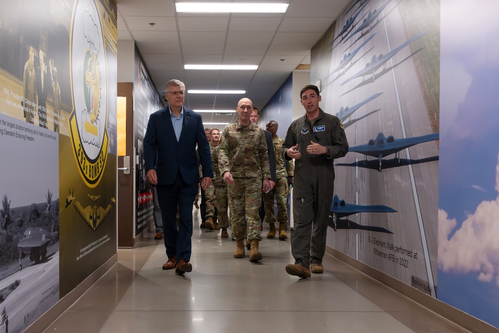 SecAF, CSAF visit Whiteman AFB following Operation Midnight Hammer