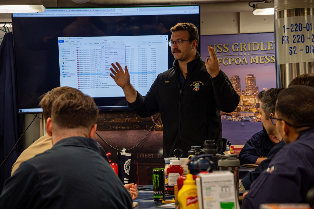 USS Gridley Daily Operations