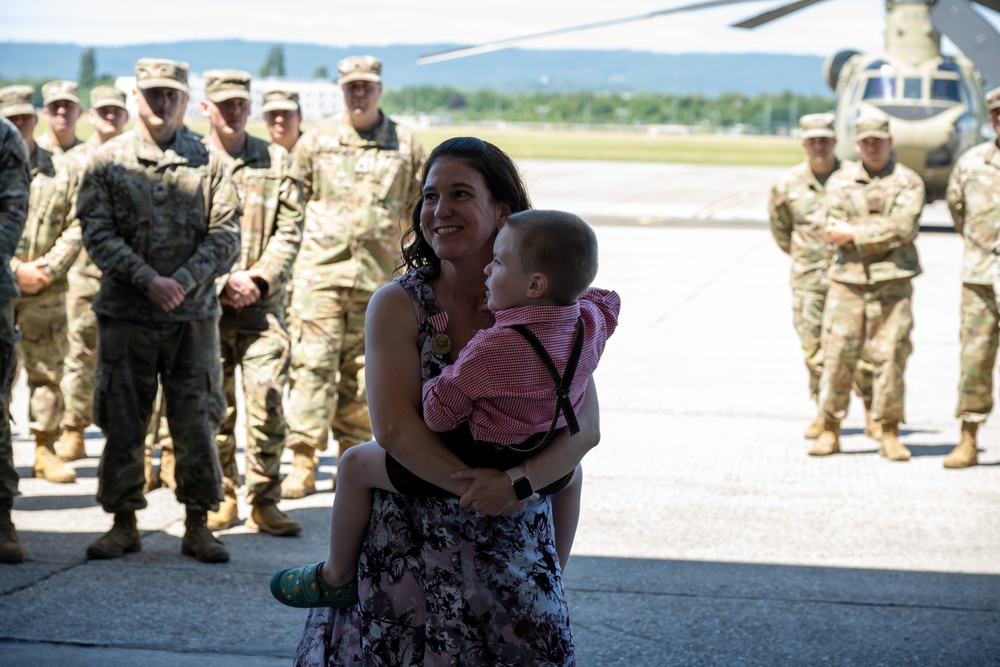 1-214 CAB Change of Command Ceremony