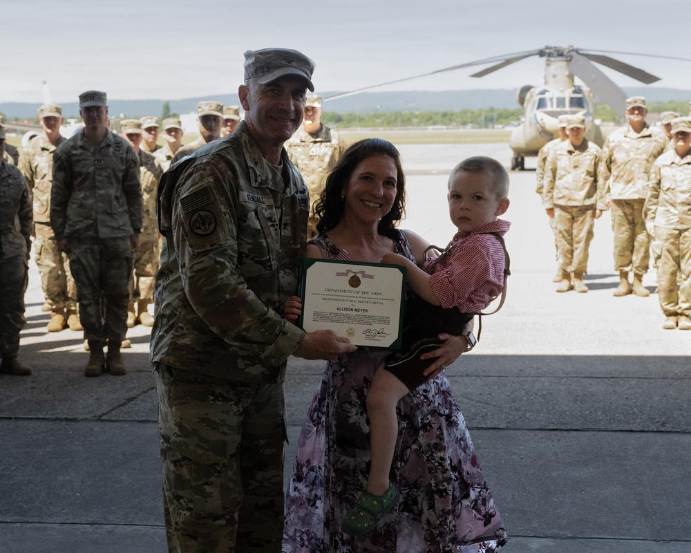 1-214 CAB Change of Command Ceremony