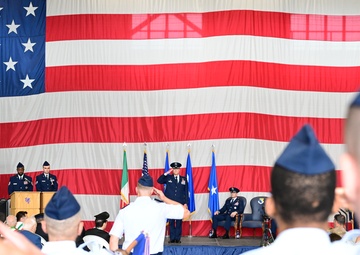 31st Fighter Wing conducts change of command ceremony 2025
