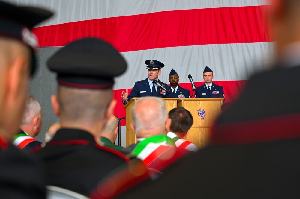 31st Fighter Wing Change of Command 2025
