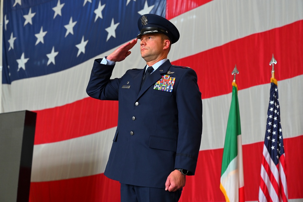 31st Fighter Wing Change of Command 2025