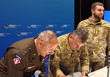 U.S. Army Corps of Engineers and Ukraine’s State Special Transport Service Formalize Cooperation on Infrastructure Development