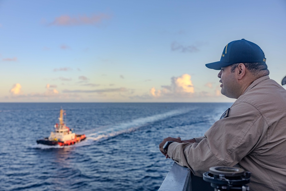 USS Ralph Johnson (DDG 114) Arrives in Diego Garcia