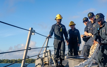 USS Ralph Johnson (DDG 114) Arrives in Diego Garcia