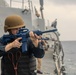 Sailors Respond During an Anti-terrorism Drill aboard USS Ralph Johnson