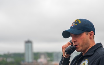 USS New York Arrives In Halifax, Nova Scotia