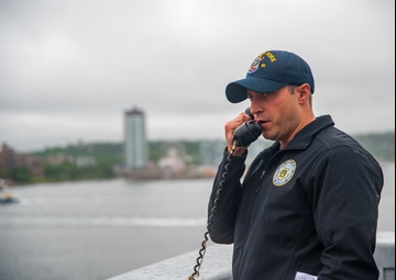 USS New York Arrives In Halifax, Nova Scotia