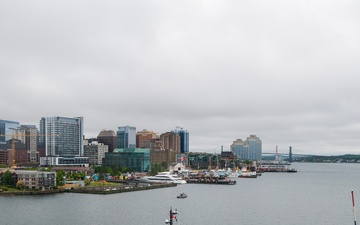 USS New York Arrives In Halifax, Nova Scotia