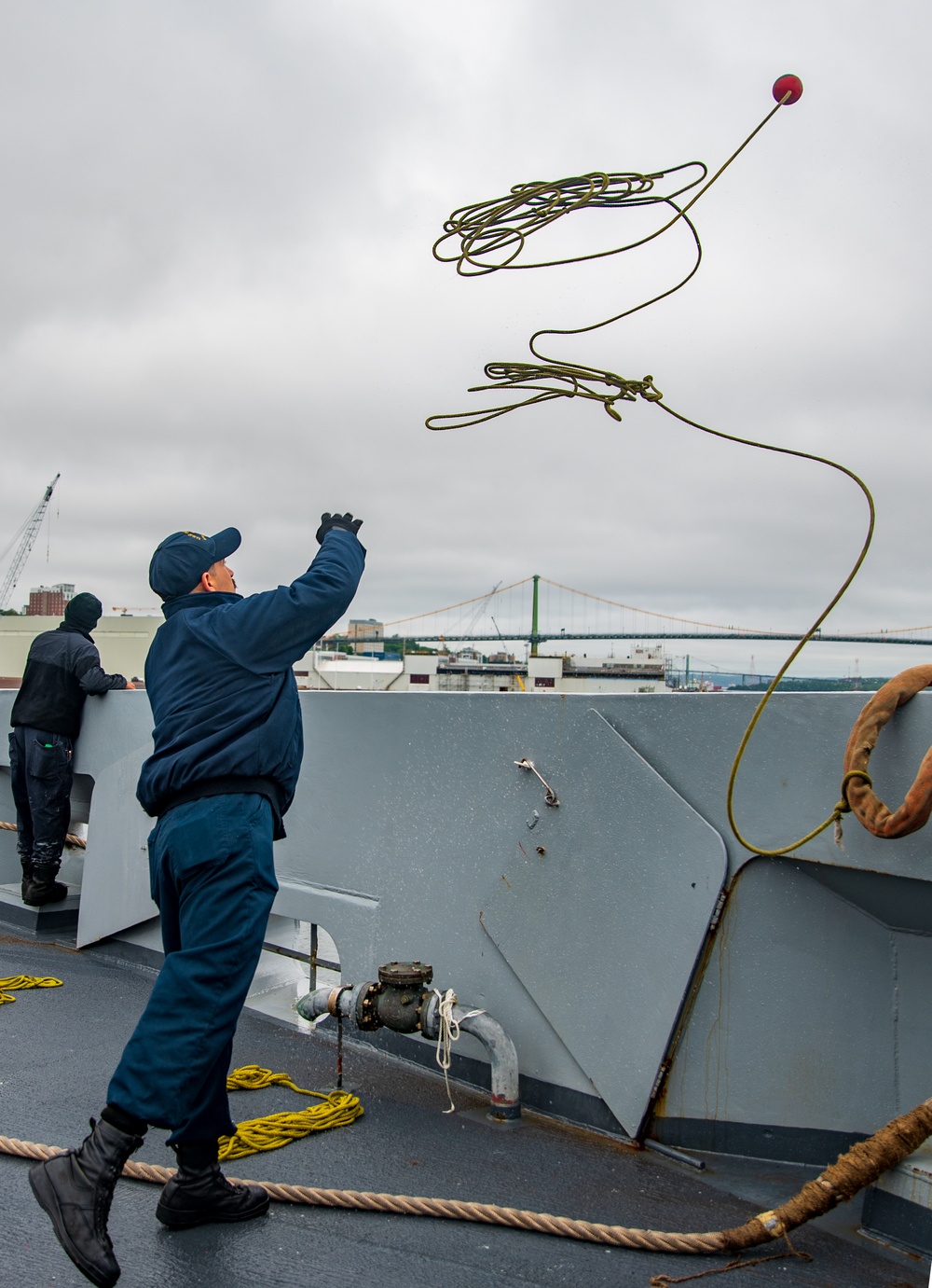USS New York Arrives In Halifax, Nova Scotia