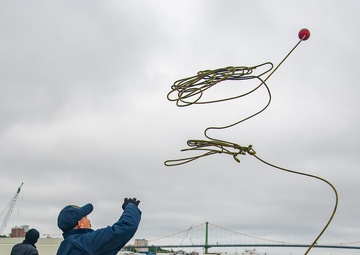 USS New York Arrives In Halifax, Nova Scotia