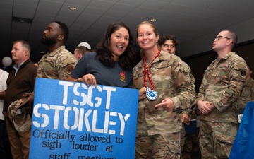 Team Tyndall celebrates its newest Tech. Sgt. selects