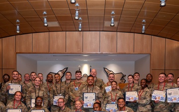 Team Tyndall celebrates its newest Tech. Sgt. selects
