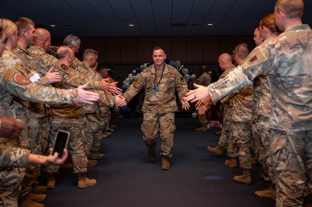 Team Tyndall celebrates its newest Tech. Sgt. selects