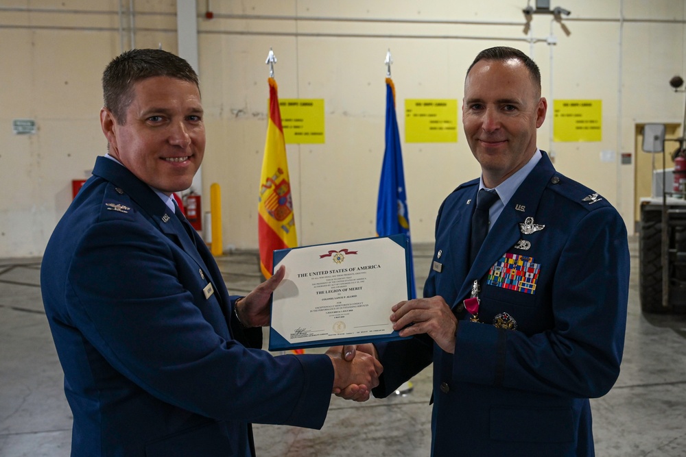 NAVSTA Rota 521st Air Mobility Group Change of Command Ceremony