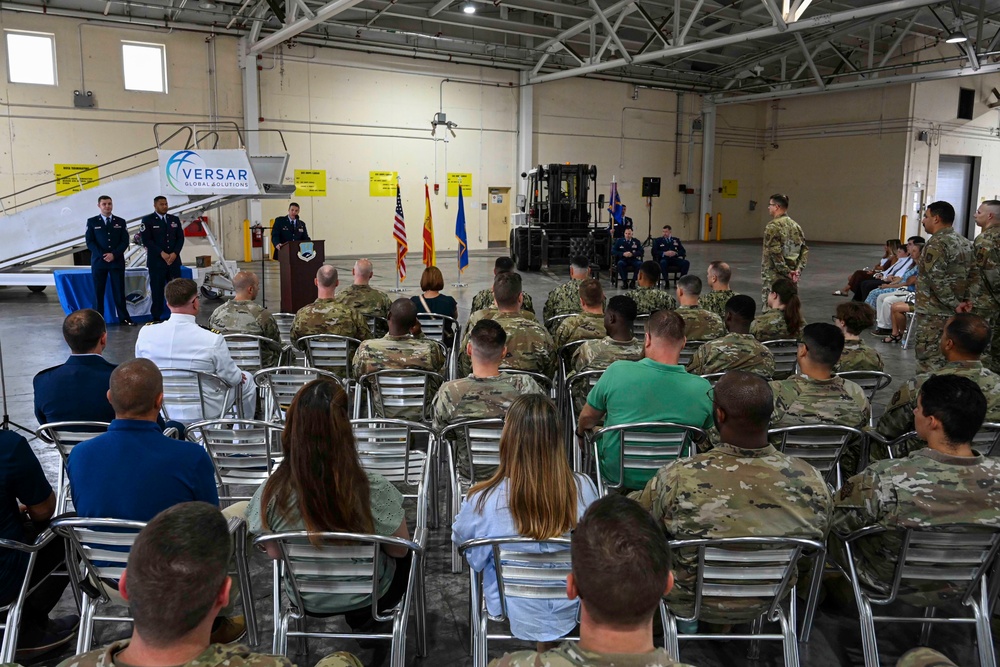 NAVSTA Rota 521st Air Mobility Group Change of Command Ceremony