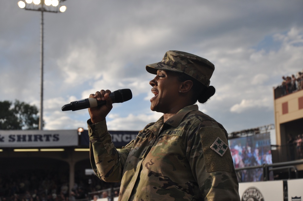 Pikes Peak or Bust Rodeo honors 4ID, Fort Carson
