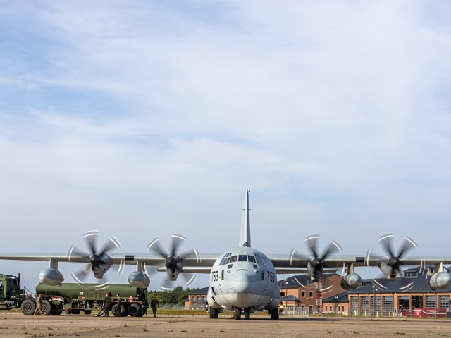 C-130s Refuel at Joint Base Cape Cod