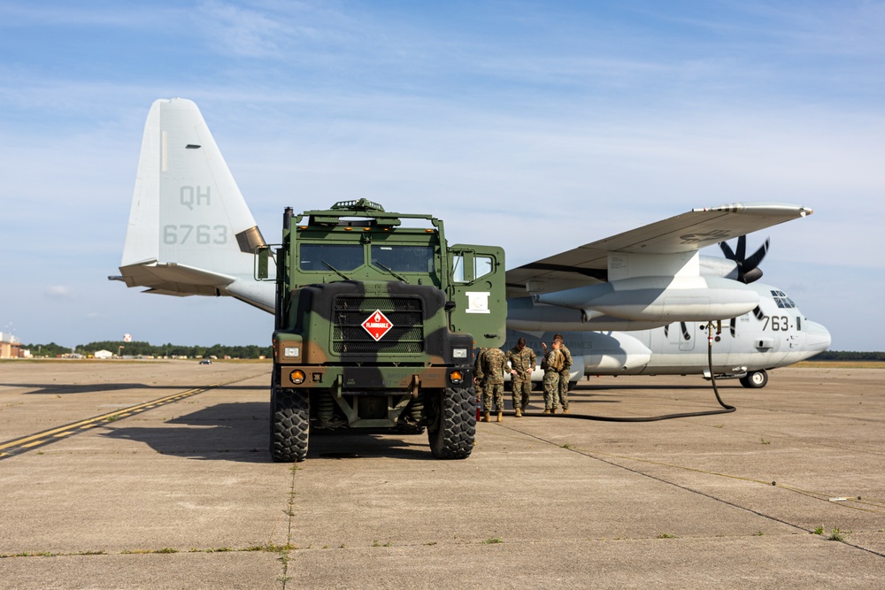C-130s Refuel at Joint Base Cape Cod