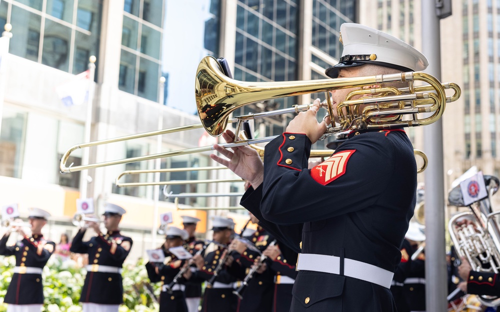 Quantico Marine Band performs at Opening Ceremony for Chicago Marine Week