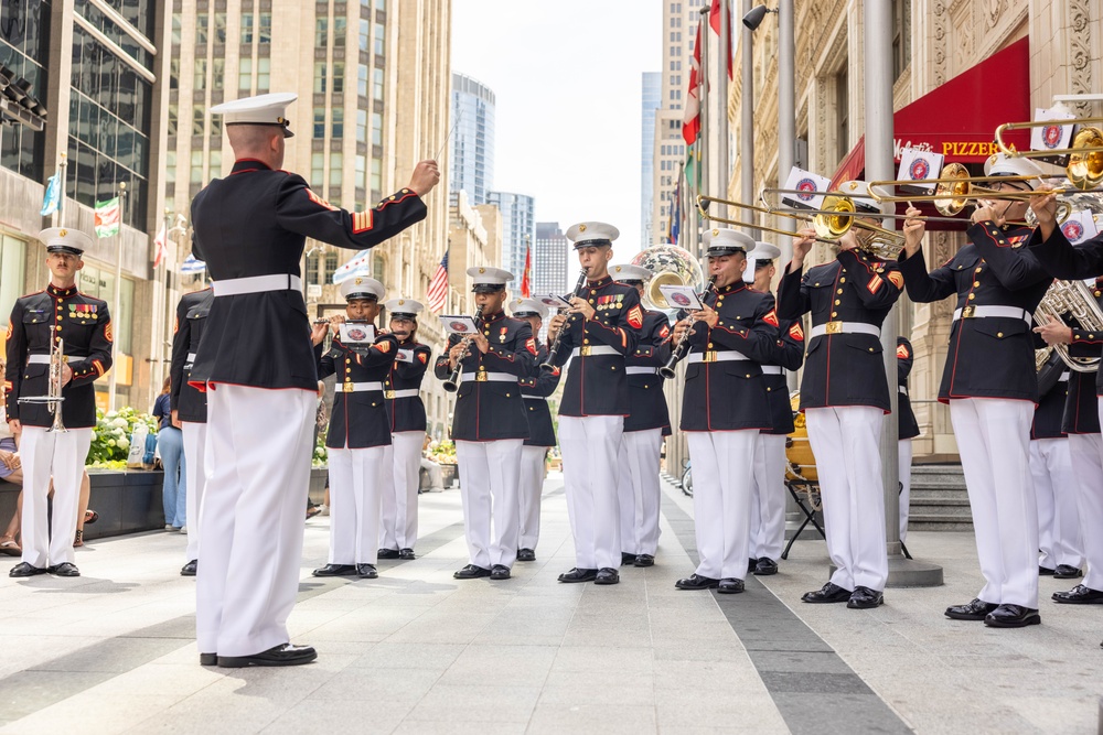 Quantico Marine Band performs at Opening Ceremony for Chicago Marine Week