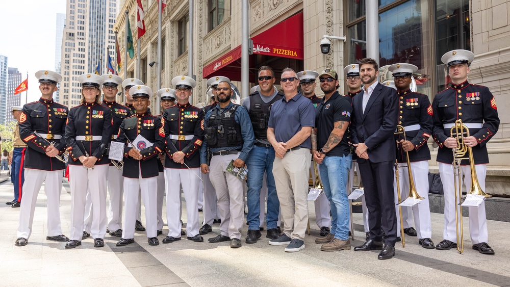 Quantico Marine Band performs at Opening Ceremony for Chicago Marine Week