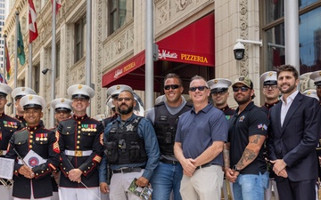 Quantico Marine Band performs at Opening Ceremony for Chicago Marine Week