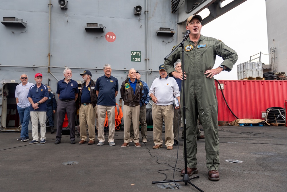 Theodore Roosevelt Sailor receives USNA Class of '71 Leadership Award
