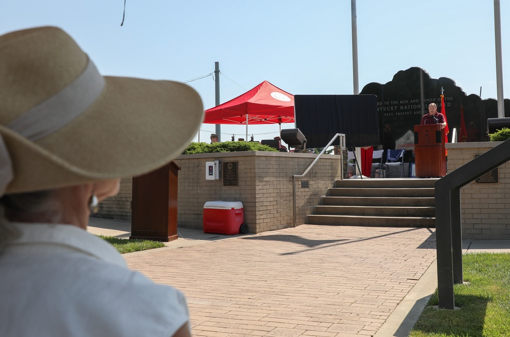 Sign unveiled for Kentucky National Guard Memorial Highway 