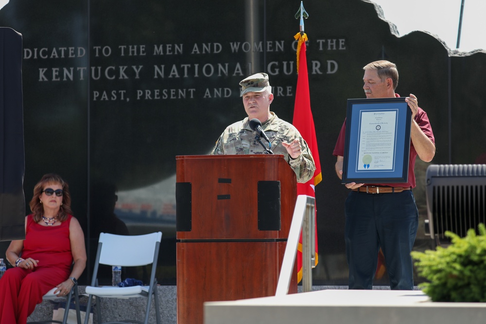 Sign unveiled for Kentucky National Guard Memorial Highway