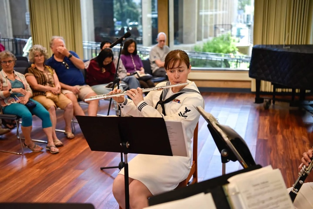 Navy Band Southwest Performs a Flag Day Concert at the Coronado Public Library