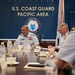 U.S. Coast Guard Pacific Area commander meets with Singapore Police Coast Guard leadership