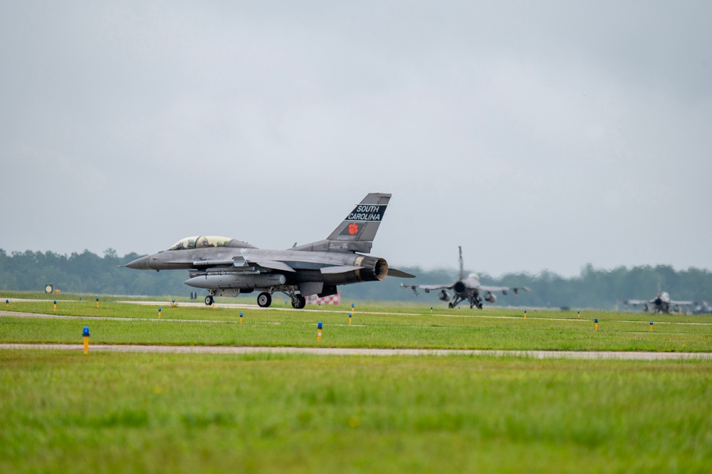 U.S. Army Brig. Gen. David Jenkins Flies with South Carolina Air National Guard