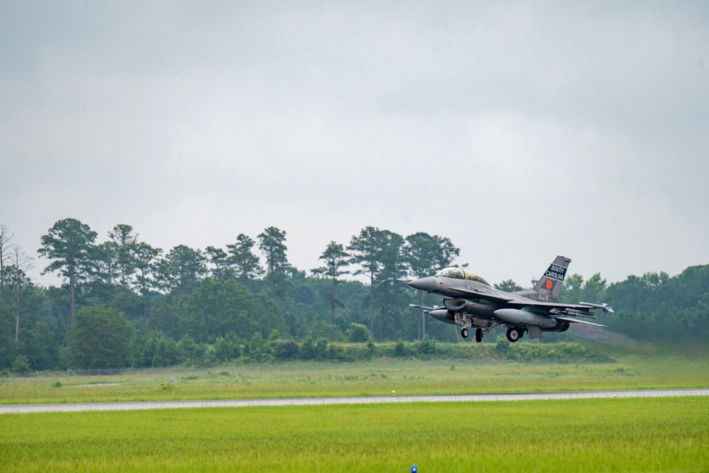 U.S. Army Brig. Gen. David Jenkins Flies with South Carolina Air National Guard
