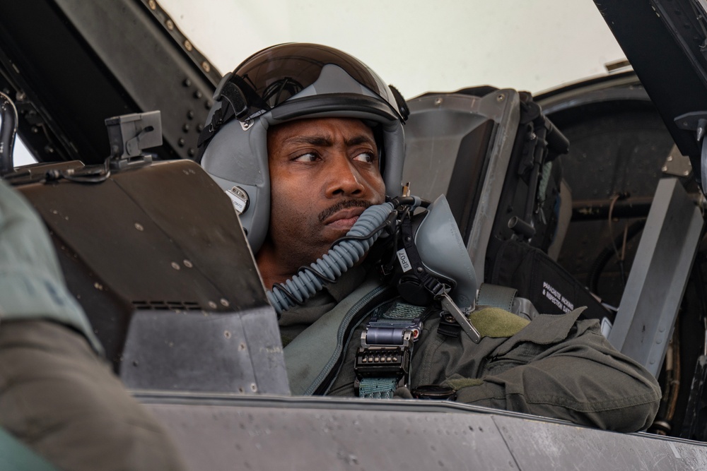 U.S. Army Brig. Gen. David Jenkins Flies with South Carolina Air National Guard