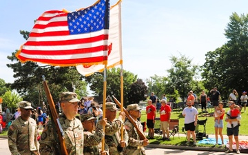 Photo Story: Fort McCoy Soldiers support 2025 Tomah Independence Day Parade with Color Guard