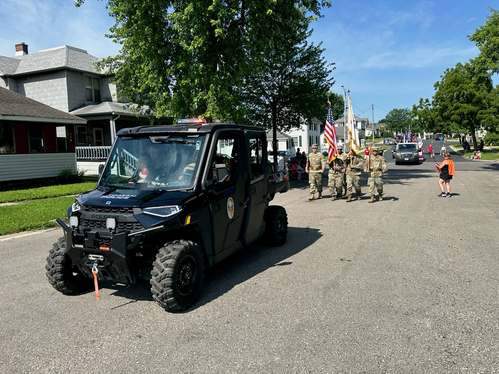 Fort McCoy Soldiers support 2025 Tomah Independence Day Parade with Color Guard