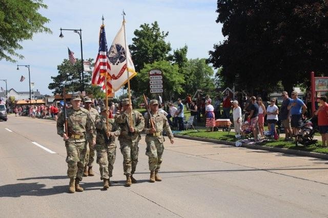 Fort McCoy Soldiers support 2025 Tomah Independence Day Parade with Color Guard