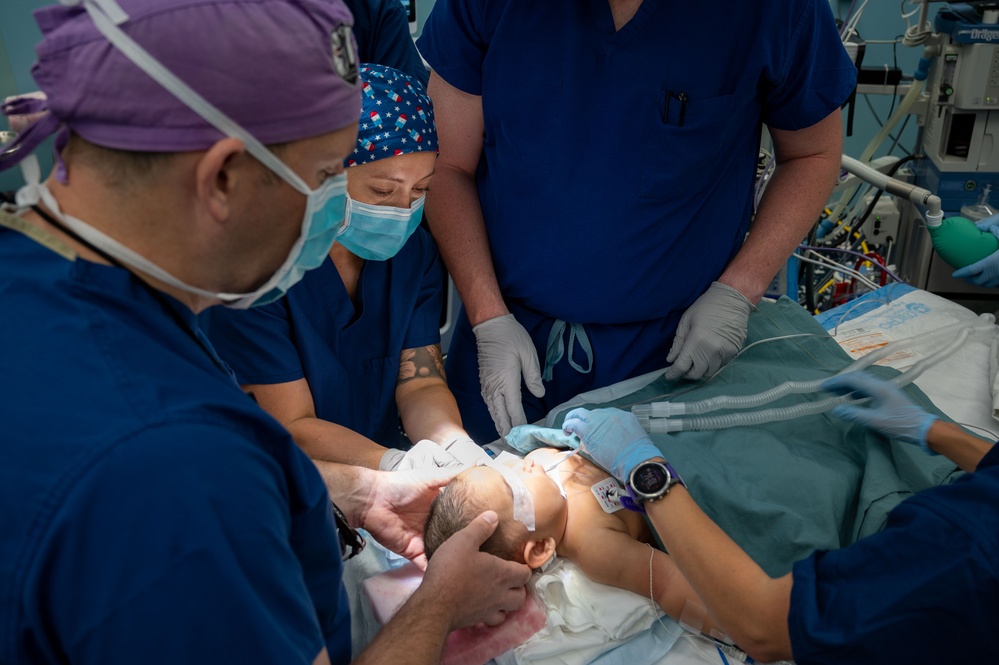 Cleft Lip Surgery Aboard USNS Comfort CP25