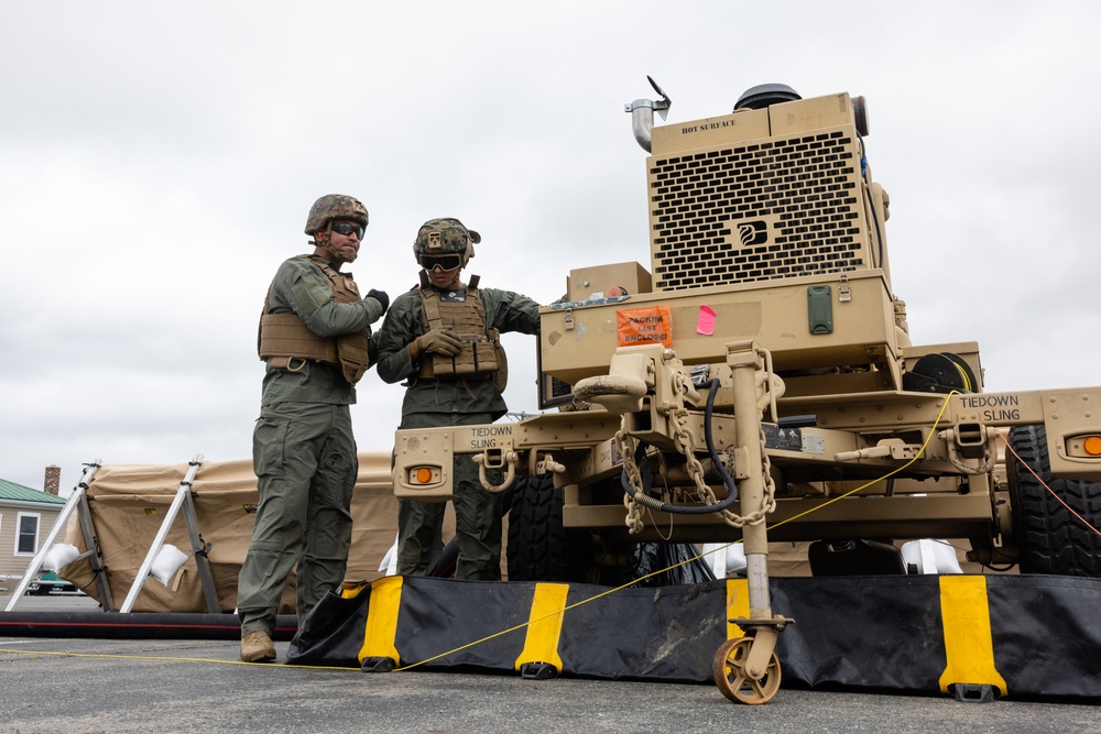 U.S. Marines with MWSS-273 refuel CH-53E Super Stallions during Atlantic Alliance 2025