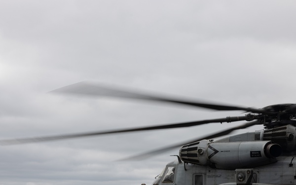 U.S. Marines with MWSS-273 refuel CH-53E Super Stallions during Atlantic Alliance 2025
