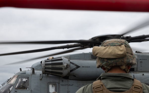 U.S. Marines with MWSS-273 refuel CH-53E Super Stallions during Atlantic Alliance 2025