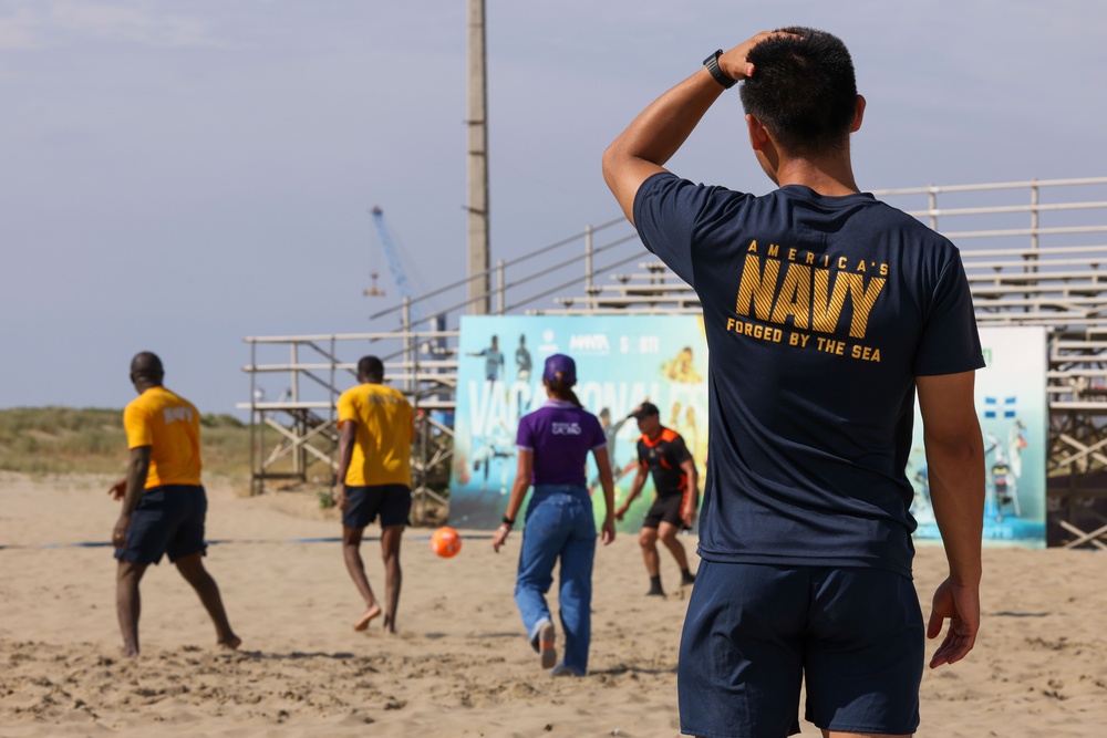 USNS Comfort Soccer/Volleyball Tournament in Manta, Ecuador
