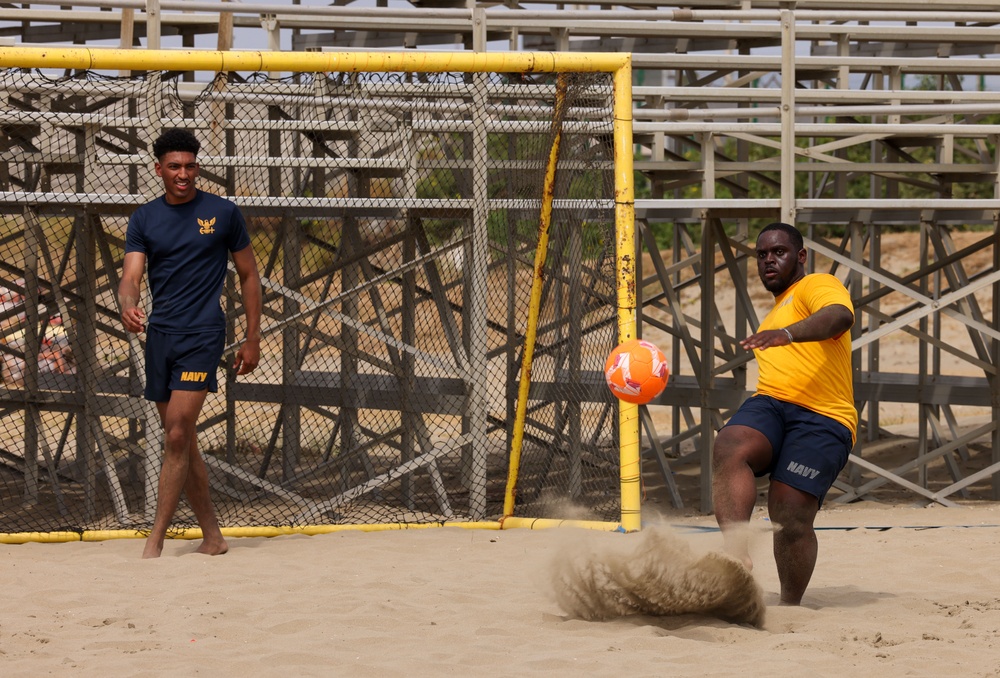 USNS Comfort Soccer/Volleyball Tournament in Manta, Ecuador