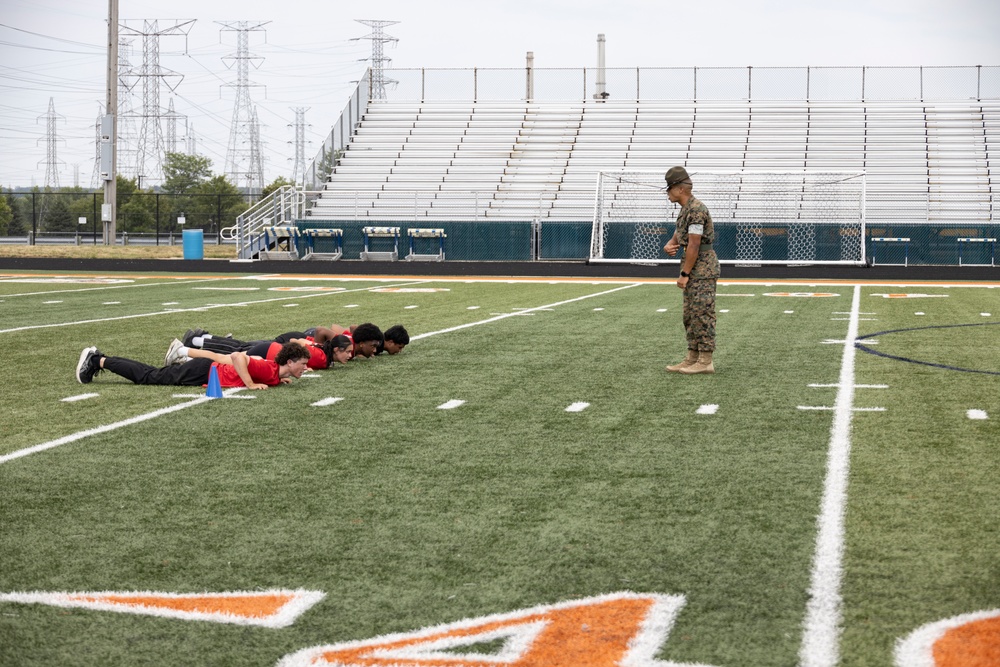 Marine 250 Romeoville High School Community Event