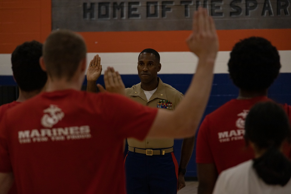 Marine 250 Romeoville High School Community Event
