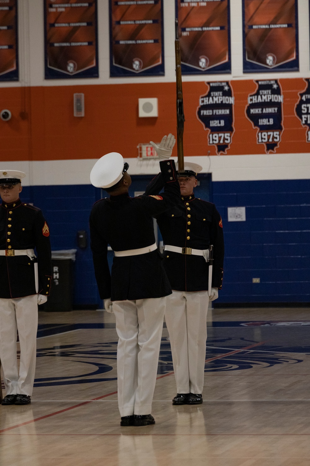 Marine 250 Romeoville High School Community Event