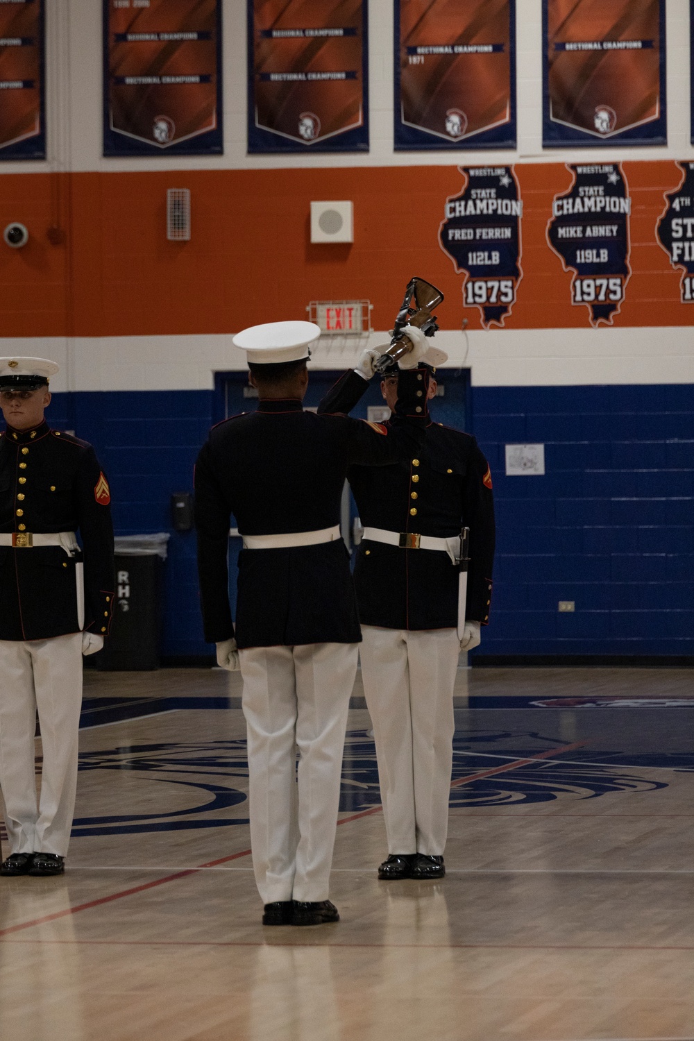 Marine 250 Romeoville High School Community Event